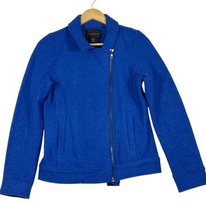 Tamari Blue moto jacket size small women’s